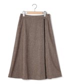 【キース/KEITH】の【Lサイズ】カントリーツィードスカート 人気、トレンドファッション・服の通販 founy(ファニー) ファッション Fashion レディースファッション Fashion for Women スカート Skirts エレガント 上品 Elegant ツイード／ツィード Choker, Choker Necklace フェミニン Feminine, Girly フリンジ Fringe, Tassel フレア Flare, Flared フロント Front, Front Design A/W・秋冬 Autumn/Winter thumbnail ブラウン|ID: prp329100004823339 ipo3291000000035073487