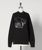 【ユナイテッドアローズ/UNITED ARROWS】のLOEFF スリーピング キャット スウェット UNISEX 人気、トレンドファッション・服の通販 founy(ファニー) ファッション Fashion レディースファッション Fashion for Women トップス・カットソー Cut & Sew Tops レディースパーカー・カジュアルフーディー Casual Hoodies & Sweatshirts スウェット・クルーネックトップス Sweatshirts & Crewnecks / Relaxed Fit Sweat Tops グラフィック Graphic, Graphic Design スウェット / スエット Sweatshirt, Sweatwear ネコ Cat, Feline Motif プリント Print, Printed Pattern ユニセックス Unisex, Genderless おすすめ Recommended / Our Picks エレガント 上品 Elegant thumbnail BLACK|ID: prp329100004823344 ipo3291000000035073590