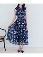 【リリーブラウン/Lily Brown】のシアープリントフリルワンピース 人気、トレンドファッション・服の通販 founy(ファニー) ファッション Fashion レディースファッション Fashion for Women ワンピース Dresses インナーキャミ Inner Camisole スマート Smart, Elegant ドット Polka Dot, Dot Pattern フリル Frill, Ruffle プリント Print, Printed Pattern ランダム Random, Irregular エレガント 上品 Elegant thumbnail NVY[089]|ID: prp329100004823347 ipo3291000000035073655