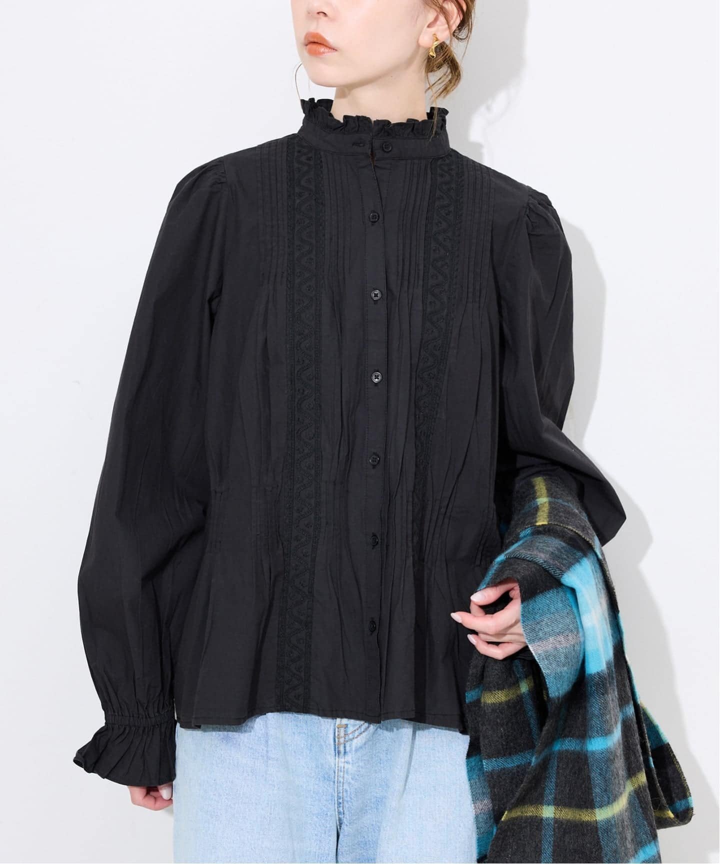 【スローブ イエナ/SLOBE IENA】のcrinkle crinkle crinkle rebuilt neck embroidery blouse CC-4015 人気、トレンドファッション・服の通販 founy(ファニー) 　ファッション　Fashion　レディースファッション　Fashion for Women　シルク　Silk, 100% Silk　フェミニン　Feminine, Girly　 other-1|ID: prp329100004823358 ipo3291000000035073915