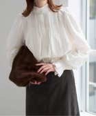 【スローブ イエナ/SLOBE IENA】のcrinkle crinkle crinkle rebuilt neck embroidery blouse CC-4015 人気、トレンドファッション・服の通販 founy(ファニー) ファッション Fashion レディースファッション Fashion for Women シルク Silk, 100% Silk フェミニン Feminine, Girly thumbnail ホワイト|ID: prp329100004823358 ipo3291000000035073919