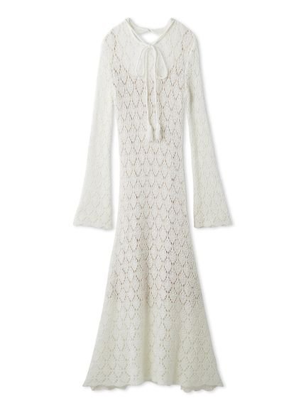 【リリーブラウン/Lily Brown】のスノーニットワンピース 人気、トレンドファッション・服の通販 founy(ファニー) 　ファッション　Fashion　レディースファッション　Fashion for Women　ワンピース　Dresses　ニットワンピース　Knit Dresses　インナー　Innerwear　スマート　Smart, Elegant　透かし　Cut-Out, Lacework　 other-1|ID: prp329100004823362 ipo3291000000035074012