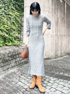 【リリーブラウン/Lily Brown】のスノーニットワンピース 人気、トレンドファッション・服の通販 founy(ファニー) ファッション Fashion レディースファッション Fashion for Women ワンピース Dresses ニットワンピース Knit Dresses インナー Innerwear スマート Smart, Elegant 透かし Cut-Out, Lacework thumbnail GRY[006]|ID: prp329100004823362 ipo3291000000035074014