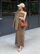 【フレイ アイディー/FRAY I.D】のビスチェセパレートワンピース 人気、トレンドファッション・服の通販 founy(ファニー) ファッション Fashion レディースファッション Fashion for Women ワンピース Dresses ジャケット Jacket, Outerwear スタイリッシュ Stylish, Fashionable ストレッチ Stretch, Stretchy Fabric ストレート Straight, Straight Cut スマート Smart, Elegant セットアップ Set-Up, Coordinated Outfit セパレート Separate, Two-Piece ビスチェ Bustier, Corset Top ワイド Wide, Wide Fit エレガント 上品 Elegant thumbnail CML[038]|ID: prp329100004823397 ipo3291000000035074793