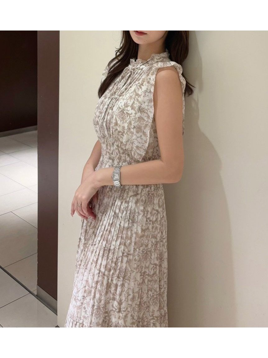 【スナイデル/SNIDEL】のSustainable20周年プリントワンピース インテリア・キッズ・メンズ・レディースファッション・服の通販 founy(ファニー) 　ファッション　Fashion　レディースファッション　Fashion for Women　ワンピース　Dresses　イエロー　Yellow　インナー　Innerwear　オレンジ　Orange　春　Spring　秋　Autumn　シャーリング　Shirring, Ruched　スマート　Smart, Elegant　ターコイズ　Turquoise, Blue-Green　人気　Popular, Best Seller　パープル　Purple, Violet　フラワー　Flower, Floral　フリル　Frill, Ruffle　プリント　Print, Printed Pattern　ペイズリー　Paisley, Ethnic Pattern　ボタニカル　Botanical, Floral Pattern　マーガレット　Marguerite, Daisy Pattern　ラベンダー　Lavender　冬　Winter / This Winter　夏　Summer　エレガント 上品　Elegant　B[902]|ID: prp329100004823398 ipo3291000000035074817