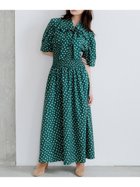 【スナイデル/SNIDEL】のドットボウタイシャツワンピース 人気、トレンドファッション・服の通販 founy(ファニー) ファッション Fashion レディースファッション Fashion for Women ワンピース Dresses シャツワンピース / 1枚で着映えコーデ Shirt Dresses ウェーブ Wavy Pattern エレガント 上品 Elegant カーディガン Cardigan, Knitwear クラシカル Classical, Vintage-Inspired シャーリング Shirring, Ruched ジャケット Jacket, Outerwear スマート Smart, Elegant とろみ Fluid, Flowy Fabric ドット Polka Dot, Dot Pattern フロント Front, Front Design リボン Ribbon, Bow おすすめ Recommended / Our Picks thumbnail GRN[024]|ID: prp329100004823399 ipo3291000000035074825