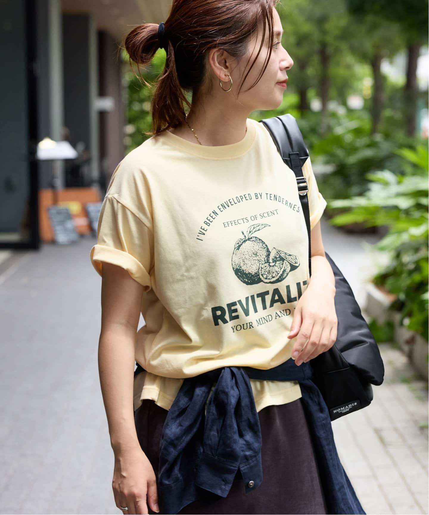 【ジャーナルスタンダード/JOURNAL STANDARD】のTCR FRUIT TEE インテリア・キッズ・メンズ・レディースファッション・服の通販 founy(ファニー) 　ファッション　Fashion　レディースファッション　Fashion for Women　2025年　2025　2025春夏・S/S　Spring/Summer 2025 SS25　おすすめ　Recommended / Our Picks　プリント　Print, Printed Pattern　夏　Summer　イエロー A|ID: prp329100004823405 ipo3291000000035074882
