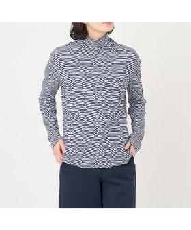 【メゾン ド サンク/Maison de CINQ】の洗える/日本製 強撚リンクスボーダーカットソー 人気、トレンドファッション・服の通販 founy(ファニー) ファッション Fashion レディースファッション Fashion for Women トップス・カットソー Cut & Sew Tops カットソー・ベーシックTシャツ Cut-and-Sewn Tops / Stretch Tees & Basics インナー Innerwear 洗える Machine Washable カットソー Cut and Sewn Top ボトム Bottoms, Lower Wear ボーダー Border, Stripe 無地 Plain, Solid Color 日本製 Made In Japan |ID:prp329100004823428