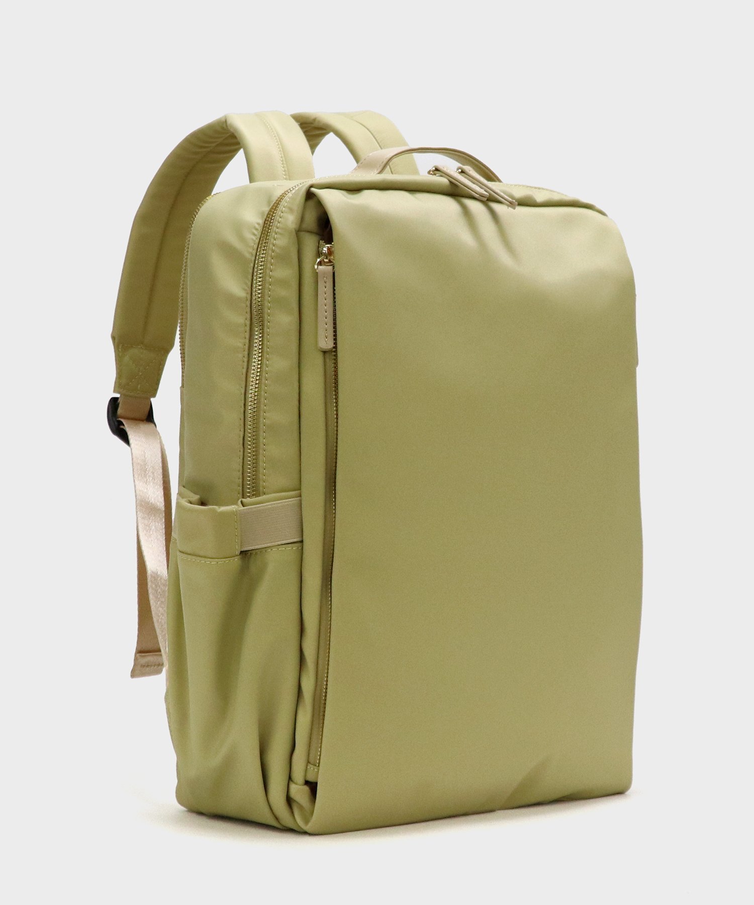 【ユナイテッド ベース/UNITED BASE】の【撥水 / 軽量】多機能 ナイロン バックパック リュック インテリア・キッズ・メンズ・レディースファッション・服の通販 founy(ファニー) 　ファッション　Fashion　レディースファッション　Fashion for Women　バッグ　Bags　クッション　Cushion, Throw Pillow　傘　Umbrella, Parasol　軽量　Lightweight, Ultra Light　ショルダー　Shoulder, Shoulder Strap　シンプル　Simple, Minimal　財布　Wallet, Purse　フェイクレザー　Faux Leather, PU Leather　ポケット　Pocket, Pocket Detail　リュック　Backpack, Rucksack　おすすめ　Recommended / Our Picks　旅行　Travel　ビジネス 仕事 通勤　Business / Work / Commuting　ベージュ|ID: prp329100004823441 ipo3291000000035075230