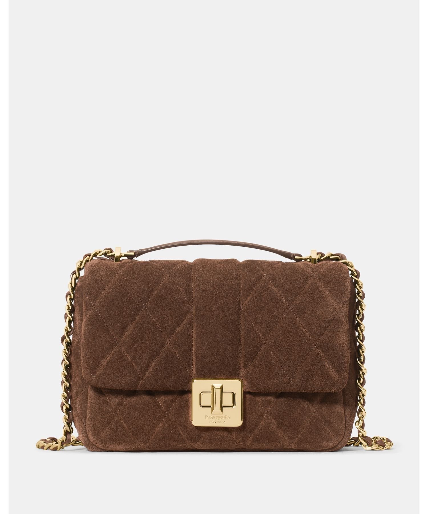 【ケイト スペード ニューヨーク/kate spade NEW YORK】の【公式】キャリー キルテッド スエード スモール フラップ クロスボディ 人気、トレンドファッション・服の通販 founy(ファニー) 　ファッション　Fashion　レディースファッション　Fashion for Women　キルティング　Quilted, Quilting　チェーン　Chain, Chain Strap　フラップ　Flap, Flap Pocket　ラグジュアリー　Luxury, Elegant　ラップ　Wrap, Wrap Design　 other-1|ID: prp329100004823465 ipo3291000000035075550