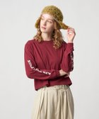 【ビューティ&ユース ユナイテッドアローズ/BEAUTY&YOUTH / UNITED ARROWS】の6(ROKU) SOMEHTING NEW ロングスリーブTシャツ 人気、トレンドファッション・服の通販 founy(ファニー) ファッション Fashion レディースファッション Fashion for Women トップス・カットソー Cut & Sew Tops シャツ・ブラウス・オフィスカジュアル Elegant Blouses & Button-Ups ロングTシャツ・Tシャツ Longline T-Shirts & Tees インナー Innerwear シンプル Simple, Minimal ジャケット Jacket, Outerwear スリーブ Sleeve, Long Sleeve / Short Sleeve プリント Print, Printed Pattern ロング Long, Long-Length A/W・秋冬 Autumn/Winter thumbnail WINE|ID: prp329100004823474 ipo3291000000035075651