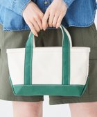 【エルエルビーン/L.L.Bean】のボート・アンド・トート、ミニ 人気、トレンドファッション・服の通販 founy(ファニー) ファッション Fashion レディースファッション Fashion for Women バッグ Bags キャンバス Canvas, Canvas Fabric ダブル Double, Double-Breasted ボトム Bottoms, Lower Wear 定番 Standard, Basic Item thumbnail Dark Green|ID: prp329100004823513 ipo3291000000035076212
