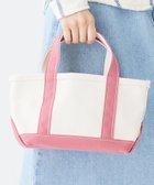 【エルエルビーン/L.L.Bean】のボート・アンド・トート、ミニ 人気、トレンドファッション・服の通販 founy(ファニー) ファッション Fashion レディースファッション Fashion for Women バッグ Bags キャンバス Canvas, Canvas Fabric ダブル Double, Double-Breasted ボトム Bottoms, Lower Wear 定番 Standard, Basic Item thumbnail Vintage Rose|ID: prp329100004823513 ipo3291000000035076214