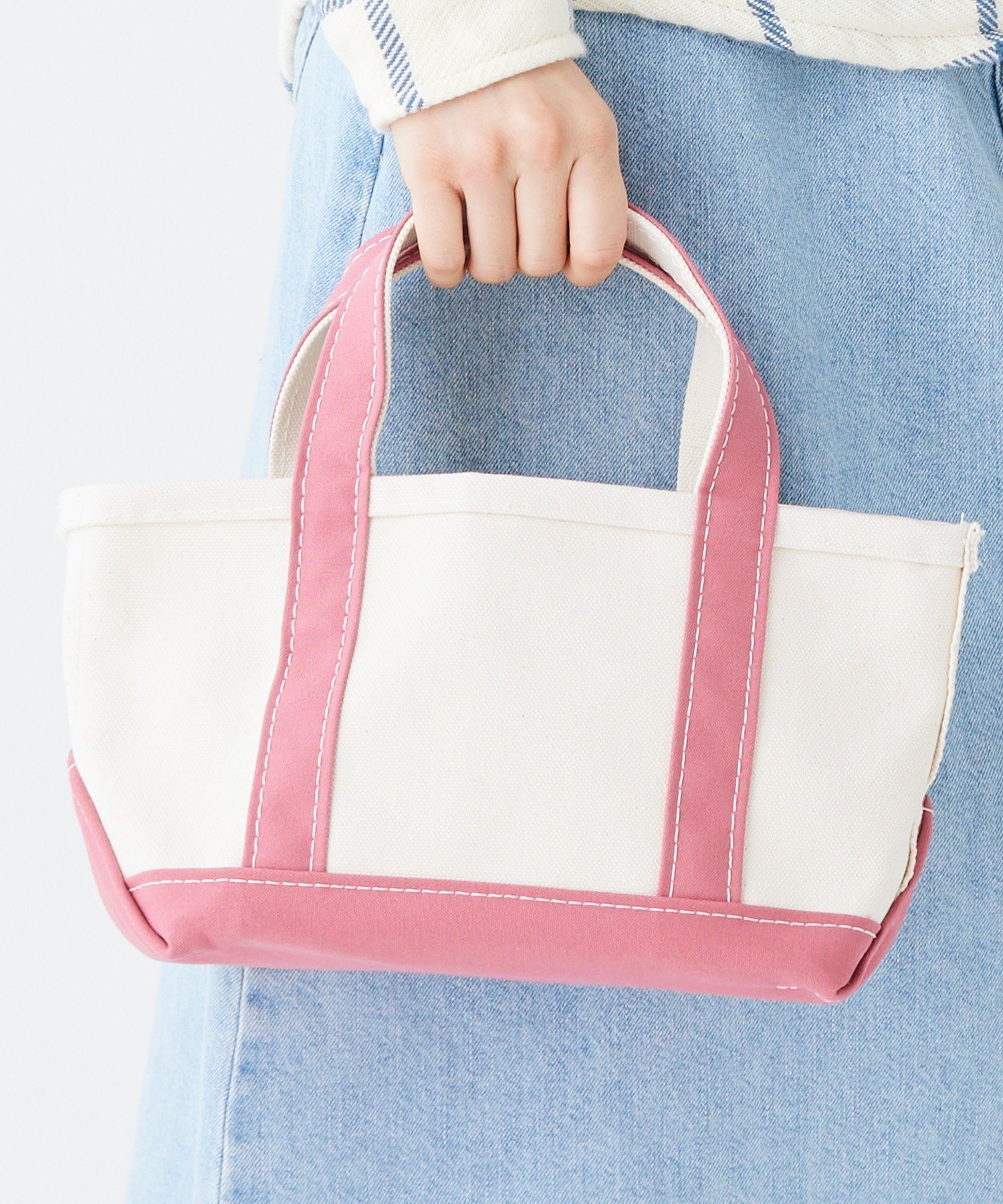 【エルエルビーン/L.L.Bean】のボート・アンド・トート、ミニ インテリア・キッズ・メンズ・レディースファッション・服の通販 founy(ファニー) 　ファッション　Fashion　レディースファッション　Fashion for Women　バッグ　Bags　キャンバス　Canvas, Canvas Fabric　ダブル　Double, Double-Breasted　ボトム　Bottoms, Lower Wear　定番　Standard, Basic Item　Vintage Rose|ID: prp329100004823513 ipo3291000000035076214