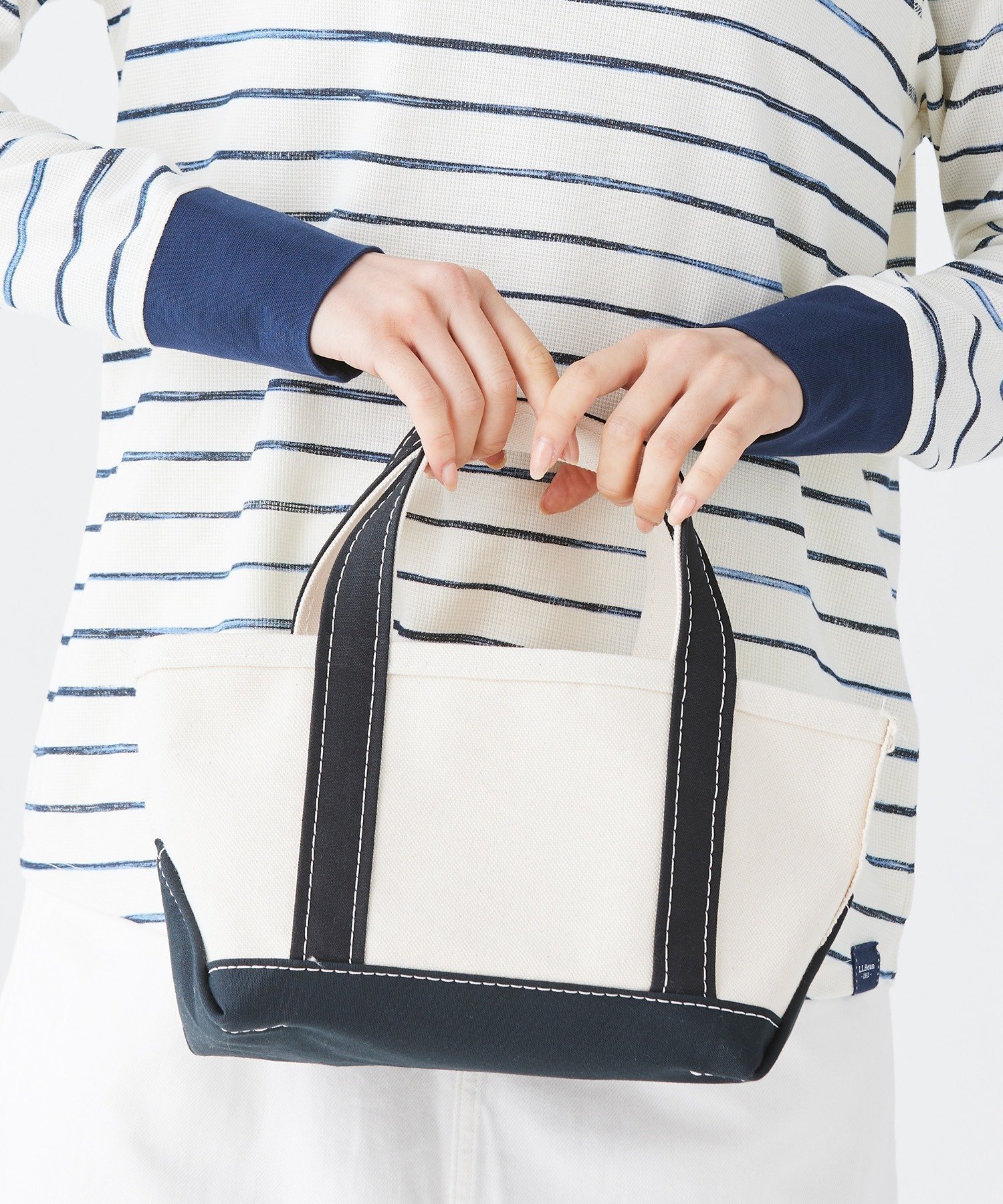 【エルエルビーン/L.L.Bean】のボート・アンド・トート、ミニ インテリア・キッズ・メンズ・レディースファッション・服の通販 founy(ファニー) 　ファッション　Fashion　レディースファッション　Fashion for Women　バッグ　Bags　キャンバス　Canvas, Canvas Fabric　ダブル　Double, Double-Breasted　ボトム　Bottoms, Lower Wear　定番　Standard, Basic Item　Black|ID: prp329100004823513 ipo3291000000035076218