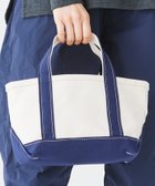 【エルエルビーン/L.L.Bean】のボート・アンド・トート、ミニ 人気、トレンドファッション・服の通販 founy(ファニー) ファッション Fashion レディースファッション Fashion for Women バッグ Bags キャンバス Canvas, Canvas Fabric ダブル Double, Double-Breasted ボトム Bottoms, Lower Wear 定番 Standard, Basic Item thumbnail Blue|ID: prp329100004823513 ipo3291000000035076219
