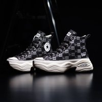 【コンバース/CONVERSE】の【公式】オールスター サージトレーナー HI / NE 人気、トレンドファッション・服の通販 founy(ファニー) ファッション Fashion レディースファッション Fashion for Women インソール Shoe Insole 厚底 Platform Shoes クッション Cushion, Throw Pillow クラシック Classic, Timeless Style 軽量 Lightweight, Ultra Light シューズ Shoes, Footwear トレーナー Sweatshirt, Trainer プリント Print, Printed Pattern ボックス Boxy, Box Shape モチーフ Motif, Design Theme ラバー Rubber, Rubber Sole |ID:prp329100004823514