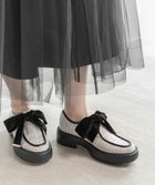 【ランダ/RANDA】のベロアリボンボリュームソールシューズ 人気、トレンドファッション・服の通販 founy(ファニー) ファッション Fashion レディースファッション Fashion for Women クッション Cushion, Throw Pillow ツイード Twill, Twill Weave トレンド Trend, Trending Now ベロア Velour, Soft Velvet リボン Ribbon, Bow thumbnail GRAY|ID: prp329100004823526 ipo3291000000035076355