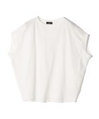 【シップス フォー ウィメン/SHIPS】のSHIPS Primary Navy Label サイロ プレミアム フレンチ スリーブ TEE 人気、トレンドファッション・服の通販 founy(ファニー) ファッション Fashion レディースファッション Fashion for Women ショルダー Shoulder, Shoulder Strap スリーブ Sleeve, Long Sleeve / Short Sleeve ドロップ Drop Shoulder, Dropped Style フレンチ French, French Style プレミアム Premium, High-End ベーシック Basic, Essential ボトム Bottoms, Lower Wear thumbnail オフホワイト|ID: prp329100004823535 ipo3291000000035076422