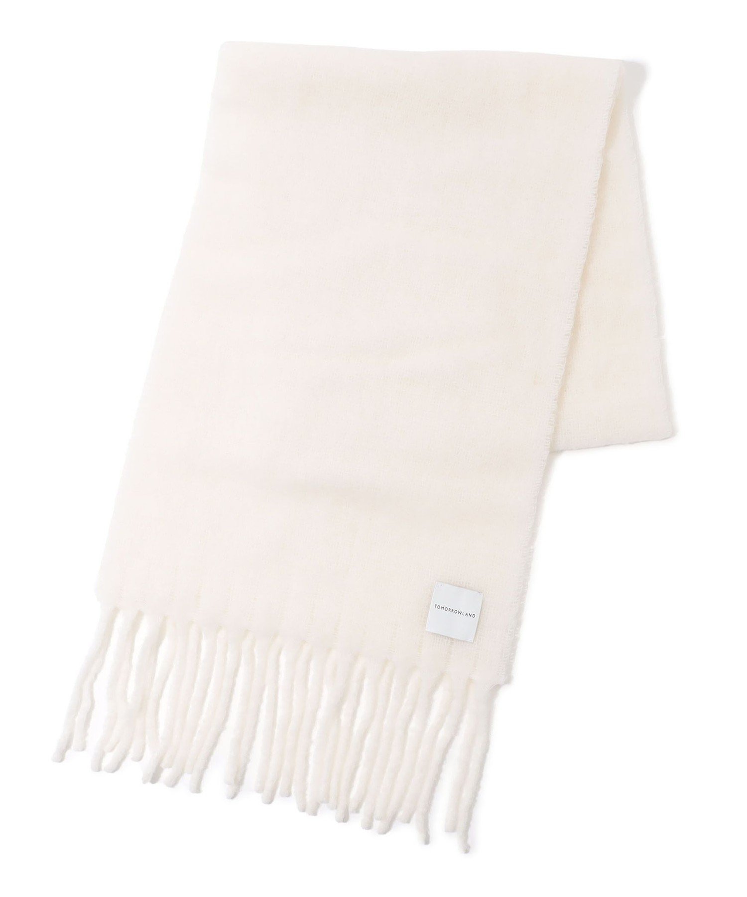 【トゥモローランド/TOMORROWLAND】のTOMORROWLAND アルパカナイロン ソリッドストール インテリア・キッズ・メンズ・レディースファッション・服の通販 founy(ファニー) 　ファッション　Fashion　レディースファッション　Fashion for Women　おすすめ　Recommended / Our Picks　ギフト プレゼント　Gift / Present　ストール　Stole, Wrap　バランス　Balance, Style Balance　フリンジ　Fringe, Tassel　11 ホワイト|ID: prp329100004823537 ipo3291000000035076440