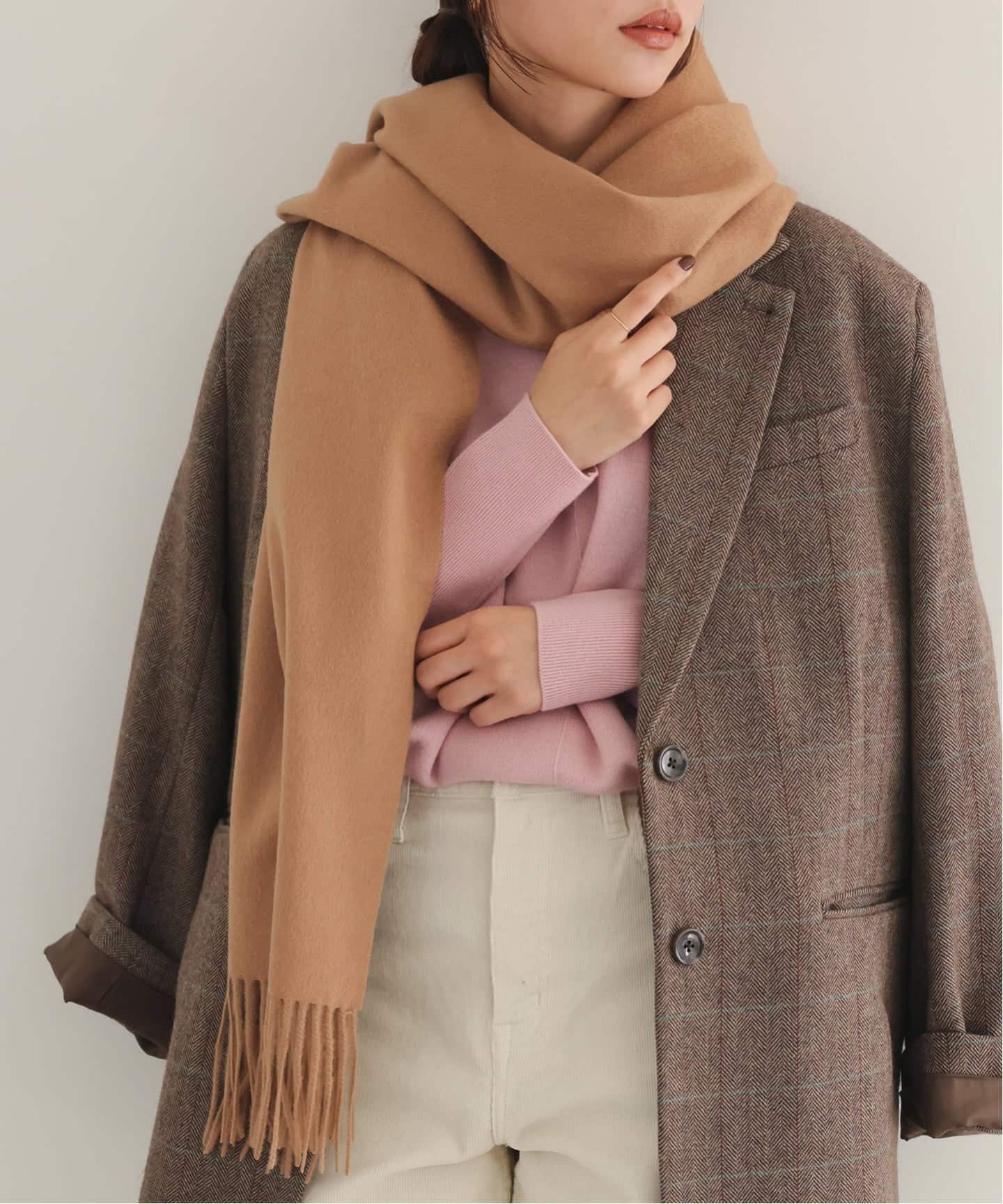 【スローブ イエナ/SLOBE IENA】のSLOBE カシミヤストール インテリア・キッズ・メンズ・レディースファッション・服の通販 founy(ファニー) 　ファッション　Fashion　レディースファッション　Fashion for Women　シンプル　Simple, Minimal　ストール　Stole, Wrap　スマート　Smart, Elegant　トレンド　Trend, Trending Now　フェミニン　Feminine, Girly　キャメル|ID: prp329100004823540 ipo3291000000035076467