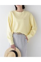 【ヒューマンウーマン/HUMAN WOMAN】のミニ裏毛ロゴトレーナー 人気、トレンドファッション・服の通販 founy(ファニー) ファッション Fashion レディースファッション Fashion for Women おすすめ Recommended / Our Picks インナー Innerwear カーディガン Cardigan, Knitwear ジャケット Jacket, Outerwear スウェット / スエット Sweatshirt, Sweatwear ダウン Down, Puffer トレーナー Sweatshirt, Trainer ボトム Bottoms, Lower Wear ランダム Random, Irregular リラックス Relax, Relaxed Fit thumbnail イエロー|ID: prp329100004823554 ipo3291000000035076582