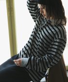 【アーバンリサーチ/URBAN RESEARCH】の『UR TECH』ベロアボーダーラガーシャツ 人気、トレンドファッション・服の通販 founy(ファニー) ファッション Fashion レディースファッション Fashion for Women トップス・カットソー Cut & Sew Tops シャツ・ブラウス・オフィスカジュアル Elegant Blouses & Button-Ups ベロアトップス Velour Tops / Velvet-Look Items 2025年 2025 2025-2026秋冬・A/W Autumn/Winter 2025–26 AW25–26 冬 Winter / This Winter スリット Slit, Slit Detail トレンド Trend, Trending Now ベロア Velour, Soft Velvet ボーダー Border, Stripe ミックス Mix, Mixed Style ルーズ Loose, Oversized エレガント 上品 Elegant A/W・秋冬 Autumn/Winter thumbnail GRAY|ID: prp329100004823565 ipo3291000000035076706