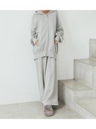 【ジェラート ピケ/gelato pique】の裏毛ロングパンツ 人気、トレンドファッション・服の通販 founy(ファニー) ファッション Fashion レディースファッション Fashion for Women パンツ Pants & Trousers スウェット / スエット Sweatshirt, Sweatwear スマート Smart, Elegant トレンド Trend, Trending Now フレア Flare, Flared ポケット Pocket, Pocket Detail ロング Long, Long-Length ワイド Wide, Wide Fit ワンポイント One Point, Statement Accent おすすめ Recommended / Our Picks thumbnail GRY[006]|ID: prp329100004823571 ipo3291000000035076777
