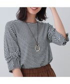 【インディヴィ/INDIVI】の【洗える/吸水速乾/UVケア】ねじりデザイン袖カットソー 人気、トレンドファッション・服の通販 founy(ファニー) ファッション Fashion レディースファッション Fashion for Women トップス・カットソー Cut & Sew Tops カットソー・ベーシックTシャツ Cut-and-Sewn Tops / Stretch Tees & Basics 洗える Machine Washable カットソー Cut and Sewn Top 吸水 Absorbent, Quick-Dry ストレッチ Stretch, Stretchy Fabric スマート Smart, Elegant スリット Slit, Slit Detail スーツ Suit, Formalwear デニム Denim, Jeans Material 人気 Popular, Best Seller おすすめ Recommended / Our Picks thumbnail ブラック|ID: prp329100004823588 ipo3291000000035076965