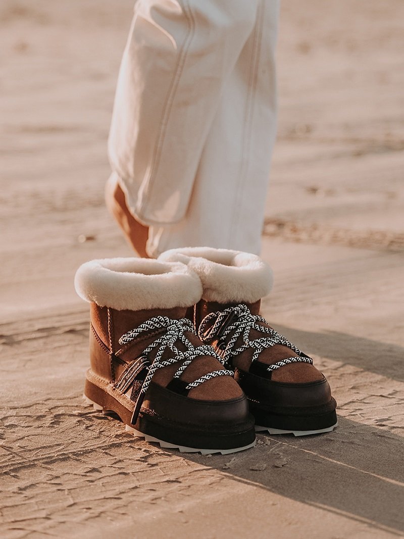 【エミュ オーストラリア/EMU Australia】の【EMU Australia/エミュ オーストラリア】Blurred Micro ムートンショートブーツ インテリア・キッズ・メンズ・レディースファッション・服の通販 founy(ファニー) 　ファッション　Fashion　レディースファッション　Fashion for Women　厚底　Platform Shoes　タオル　Towel, Bath Towel　人気　Popular, Best Seller　ムートン　Shearling, Mouton　Chestnut|ID: prp329100004823604 ipo3291000000035077105