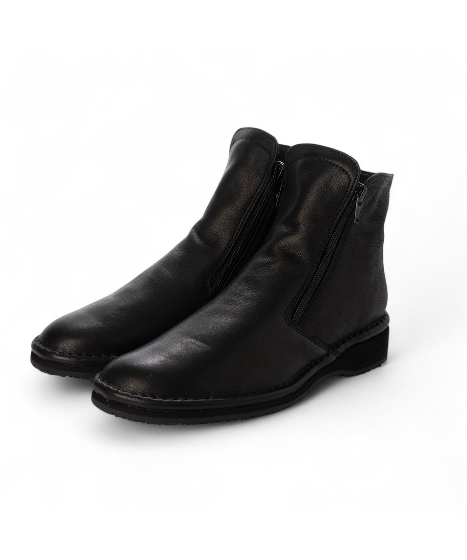 【モード エ ジャコモ/MODE ET JACOMO】の【3E】ダブルファスナーショートブーツ インテリア・キッズ・メンズ・レディースファッション・服の通販 founy(ファニー) 　ファッション　Fashion　レディースファッション　Fashion for Women　おすすめ　Recommended / Our Picks　クッション　Cushion, Throw Pillow　シューズ　Shoes, Footwear　エレガント 上品　Elegant　軽量　Lightweight, Ultra Light　BL|ID: prp329100004823607 ipo3291000000035077116