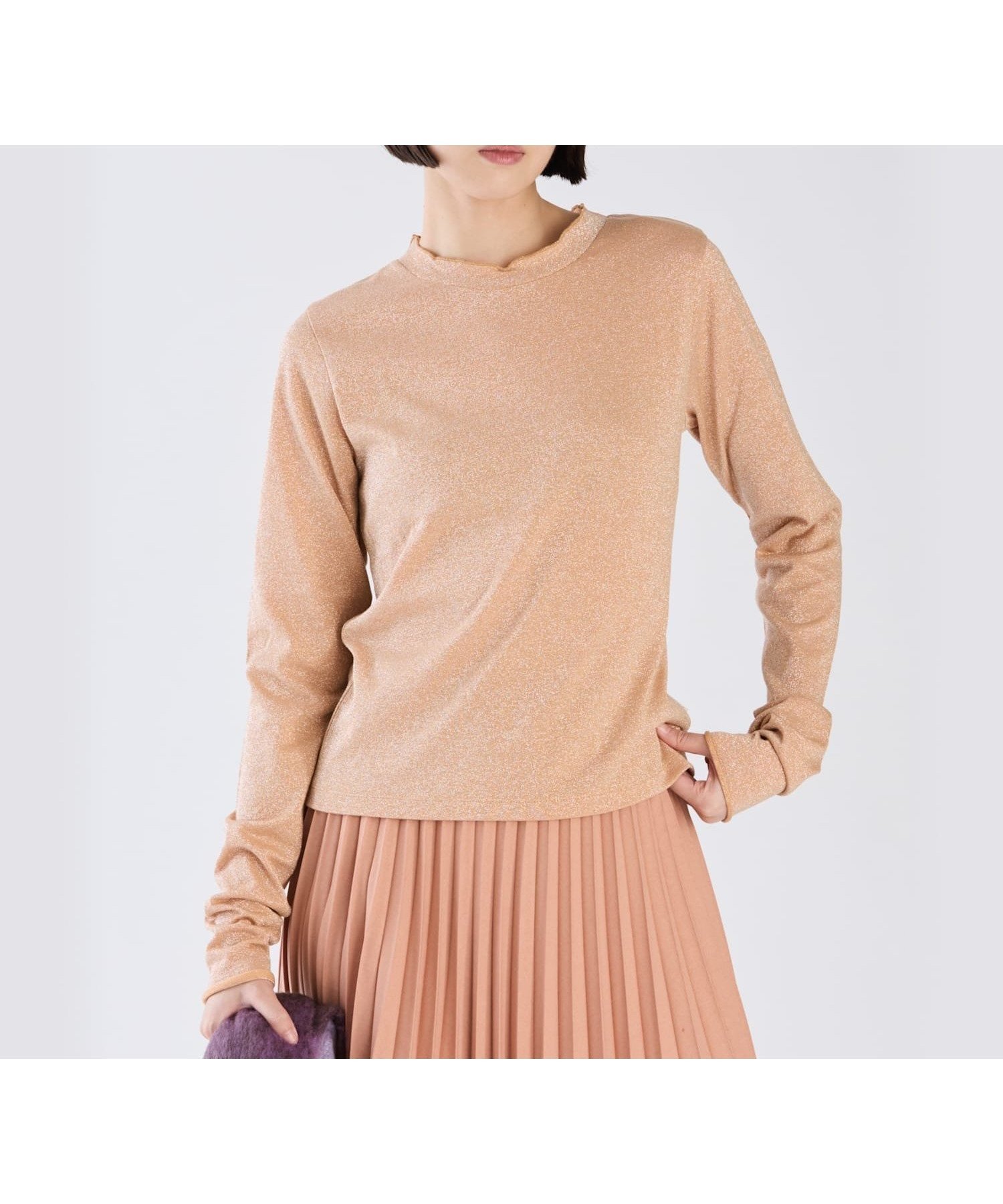 【アニエスベー ファム/agnes b. FEMME】のWW90 TS ラメジャージータートル 人気、トレンドファッション・服の通販 founy(ファニー) 　ファッション　Fashion　レディースファッション　Fashion for Women　おすすめ　Recommended / Our Picks　カットソー　Cut and Sewn Top　 other-1|ID: prp329100004823610 ipo3291000000035077127