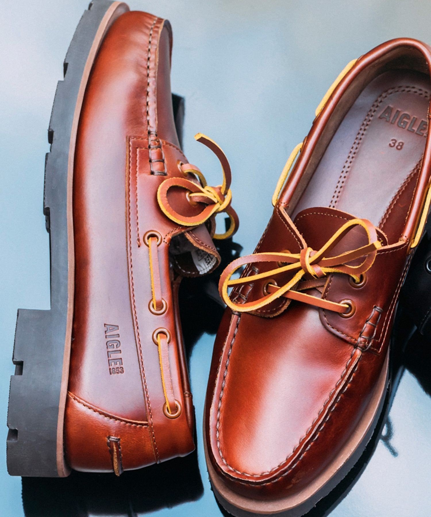 【エーグル/AIGLE】の【EC限定】フルグレインレザー トランスミッション レザーデッキシューズ 人気、トレンドファッション・服の通販 founy(ファニー) 　ファッション　Fashion　レディースファッション　Fashion for Women　アウトドア　Outdoor Clothing　シューズ　Shoes, Footwear　人気　Popular, Best Seller　フランス　France, French　ブルゾン　Blouson, Bomber Jacket　ライニング　Inner Lining, Inner Fabric, Lined　ラバー　Rubber, Rubber Sole　ワーク　Workwear, Utility Style　おすすめ　Recommended / Our Picks　ビジネス 仕事 通勤　Business / Work / Commuting　 other-1|ID: prp329100004823613 ipo3291000000035077135