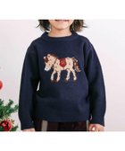 【ベベ オンライン ストア/BEBE ONLINE STORE / KIDS】のウマクマネコアニマルモチーフニットトップス(80~130cm) 人気、トレンドファッション・服の通販 founy(ファニー) ファッション Fashion キッズファッション Fashion for Kids トップス・カットソー Cut & Sew Tops 秋 Autumn シンプル Simple, Minimal チェック Check, Plaid, Tartan チャーム Charm, Pendant ネコ Cat, Feline Motif パープル Purple, Violet フレンチ French, French Style ベロア Velour, Soft Velvet ボトム Bottoms, Lower Wear ミックス Mix, Mixed Style モチーフ Motif, Design Theme リボン Ribbon, Bow A/W・秋冬 Autumn/Winter お家時間・ステイホーム Stay Home / At Home エレガント 上品 Elegant 2025年 2025 2025-2026秋冬・A/W Autumn/Winter 2025–26 AW25–26 thumbnail ネイビー|ID: prp329100004823616 ipo3291000000035077181