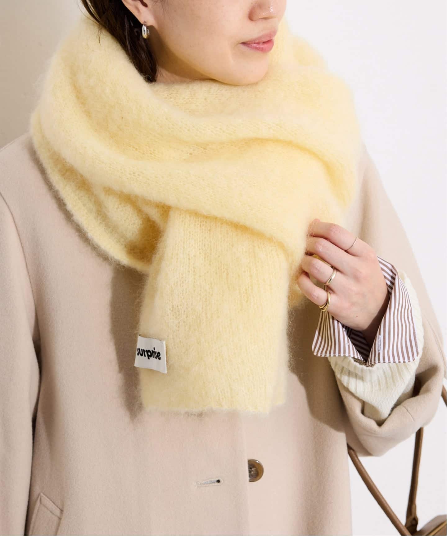 【スローブ イエナ/SLOBE IENA】の《追加》surprise/サプライズ ストール MOHAIR SCARF DONNA インテリア・キッズ・メンズ・レディースファッション・服の通販 founy(ファニー) 　ファッション　Fashion　レディースファッション　Fashion for Women　おすすめ　Recommended / Our Picks　イタリア　Italy　ギフト プレゼント　Gift / Present　ストール　Stole, Wrap　フランス　France, French　イエロー|ID: prp329100004823619 ipo3291000000035077203