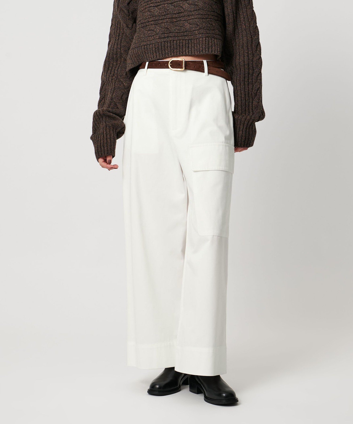 【ユナイテッドアローズ/UNITED ARROWS】のチノ ポケット パンツ -ウォッシャブル- インテリア・キッズ・メンズ・レディースファッション・服の通販 founy(ファニー) 　ファッション　Fashion　レディースファッション　Fashion for Women　パンツ　Pants & Trousers　アシンメトリー　Asymmetrical Style　ウォッシャブル　Machine Washable　コンパクト　Compact, Small Size　シンプル　Simple, Minimal　パウダー　Powder, Soft Tone　パッチ　Patch, Appliqué　フィット　Fit, Slim Fit　ポケット　Pocket, Pocket Detail　おすすめ　Recommended / Our Picks　OFF WHITE|ID: prp329100004823641 ipo3291000000035077329