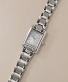 【ココシュニック/COCOSHNIK】のSSスクエアメタルバンド ウォッチ(シルバー旭光ダイヤモンド) 人気、トレンドファッション・服の通販 founy(ファニー) ファッション Fashion レディースファッション Fashion for Women ウォッチ Wristwatch シルバー Silver, Metallic Silver ジュエリー Jewelry, Accessories スクエア Square, Square Shape スマート Smart, Elegant センター Center, Center Line ダイヤモンド Diamond, Brilliant Cut 人気 Popular, Best Seller メタル Metal, Metal Parts エレガント 上品 Elegant thumbnail ステンレスシルバー|ID: prp329100004823656 ipo3291000000035077410