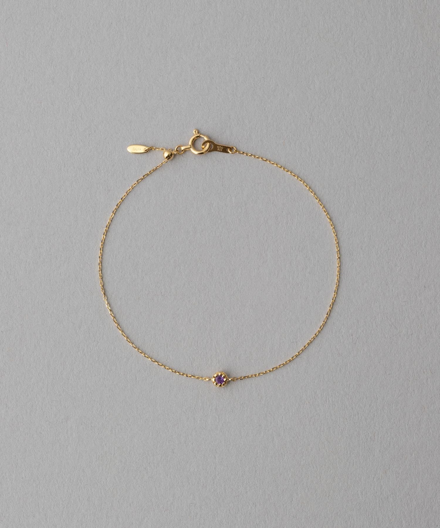 【エテ/ete】のK18YG フルール ブレスレット(誕生石 1・2・3・6・8・10・11・12月) インテリア・キッズ・メンズ・レディースファッション・服の通販 founy(ファニー) 　ファッション　Fashion　レディースファッション　Fashion for Women　ジュエリー　Jewelry　チェーン＆カフブレスレット　Cuff & Chain Bracelets　コレクション　Collection, Seasonal Line　シンプル　Simple, Minimal　ジュエリー　Jewelry, Accessories　ストーン　Stone, Gem-Like　ブレスレット　Bracelet, Wristband　おすすめ　Recommended / Our Picks　エレガント 上品　Elegant　ギフト プレゼント　Gift / Present　B|ID: prp329100004823660 ipo3291000000035077434