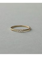 【エテ/ete】のK18YG レイヤード ダイヤモンド リング 人気、トレンドファッション・服の通販 founy(ファニー) ファッション Fashion レディースファッション Fashion for Women ダイヤモンド Diamond, Brilliant Cut ダウン Down, Puffer モダン Modern, Contemporary thumbnail イエローゴールド|ID: prp329100004823668 ipo3291000000035077491