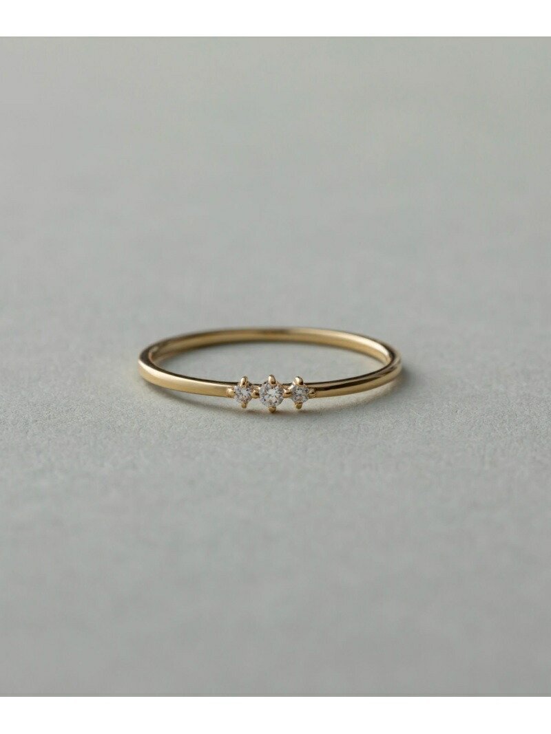 【エテ/ete】のK18YG レイヤード ダイヤモンド リング インテリア・キッズ・メンズ・レディースファッション・服の通販 founy(ファニー) 　ファッション　Fashion　レディースファッション　Fashion for Women　ダイヤモンド　Diamond, Brilliant Cut　ダウン　Down, Puffer　モダン　Modern, Contemporary　イエローゴールド|ID: prp329100004823668 ipo3291000000035077491