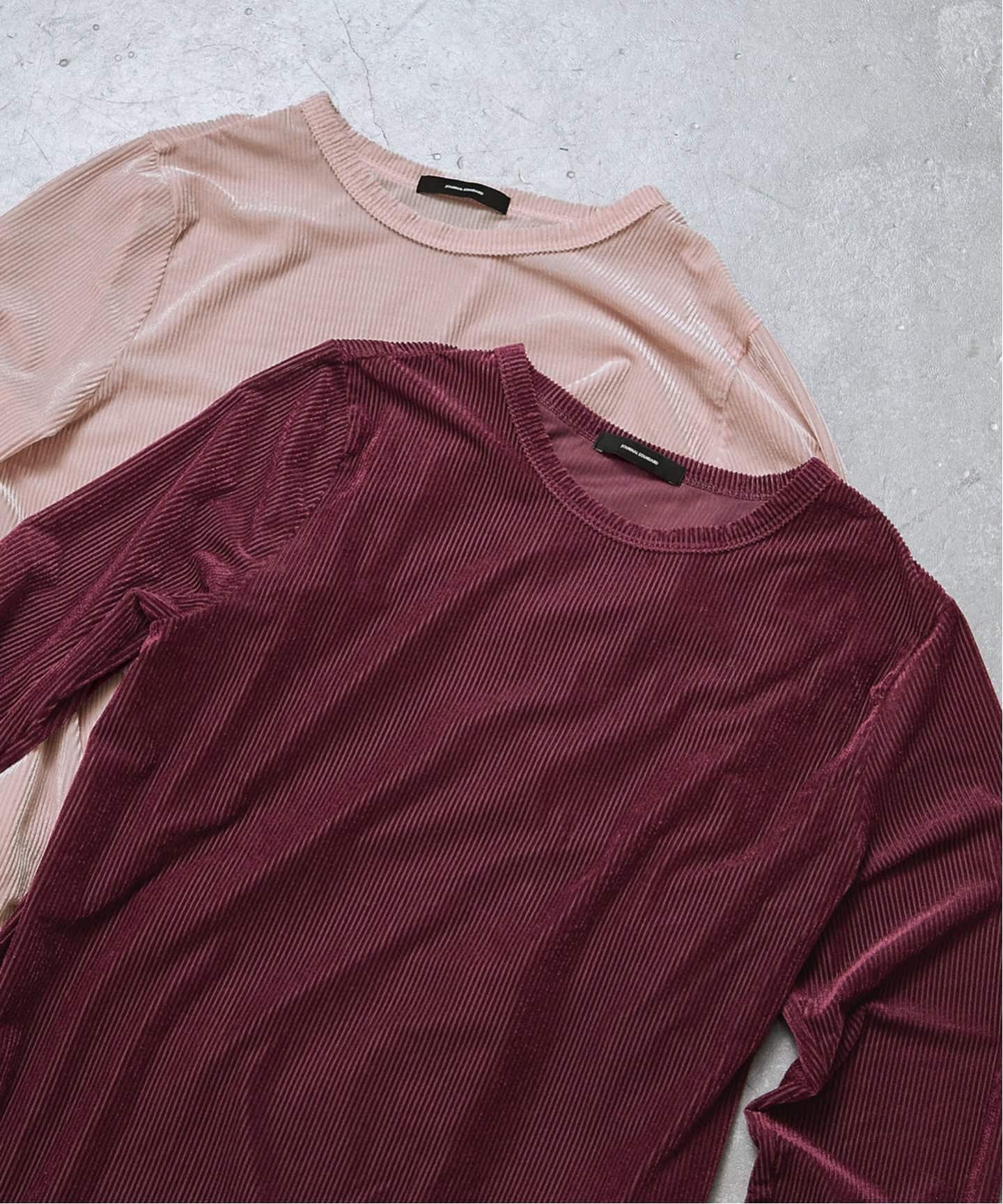 【ジャーナルスタンダード/JOURNAL STANDARD】のハリヌキベロアプルオーバー インテリア・キッズ・メンズ・レディースファッション・服の通販 founy(ファニー) 　ファッション　Fashion　レディースファッション　Fashion for Women　トップス・カットソー　Cut & Sew Tops　カジュアルプルオーバー・ニットトップス　Pullovers & Knit Tops / Casual Pullovers　ベロアトップス　Velour Tops / Velvet-Look Items　シンプル　Simple, Minimal　スマート　Smart, Elegant　ベロア　Velour, Soft Velvet　エレガント 上品　Elegant　軽量　Lightweight, Ultra Light　ボルドー|ID: prp329100004823672 ipo3291000000035077511