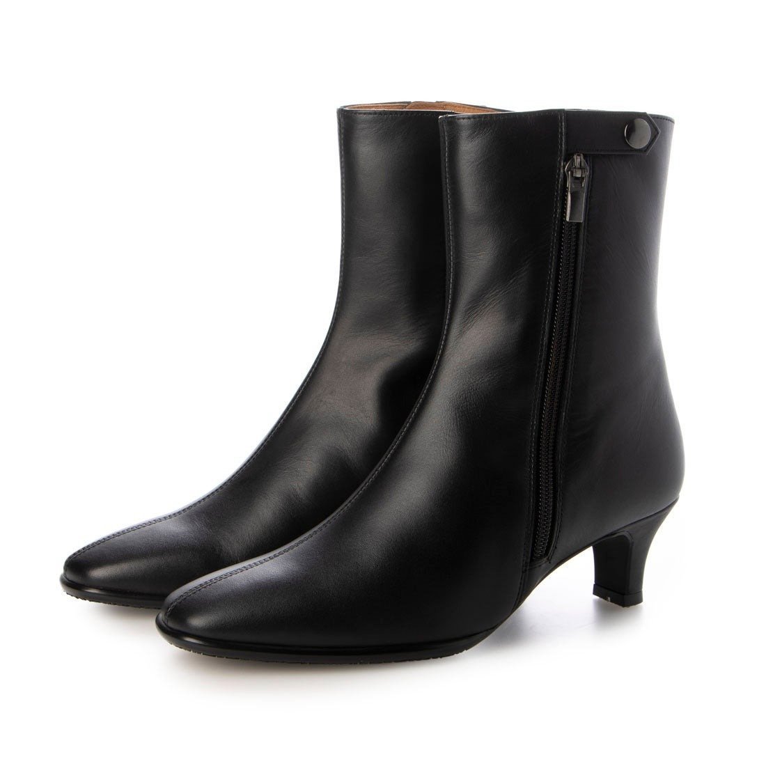 【ラボキゴシ ワークス/RABOKIGOSHI works】の5cm本革綺麗目シーリング仕様外ファスナーショートブーツ 人気、トレンドファッション・服の通販 founy(ファニー) 　ファッション　Fashion　レディースファッション　Fashion for Women　エナメル　Patent Leather　ショート　Short, Short Length　シンプル　Simple, Minimal　 other-1|ID: prp329100004823675 ipo3291000000035077529