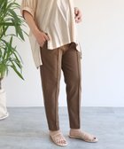 【アンドミー/andme / KIDS】の【マタニティ】ストレッチ テーパードパンツ ブラウン|ID: prp329100004823684 ipo3291000000035077616