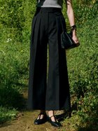 【ミラオーウェン/Mila Owen】のフラップデザイン2タックワイドパンツ BLK[009]|ID: prp329100004823700 ipo3291000000035077856