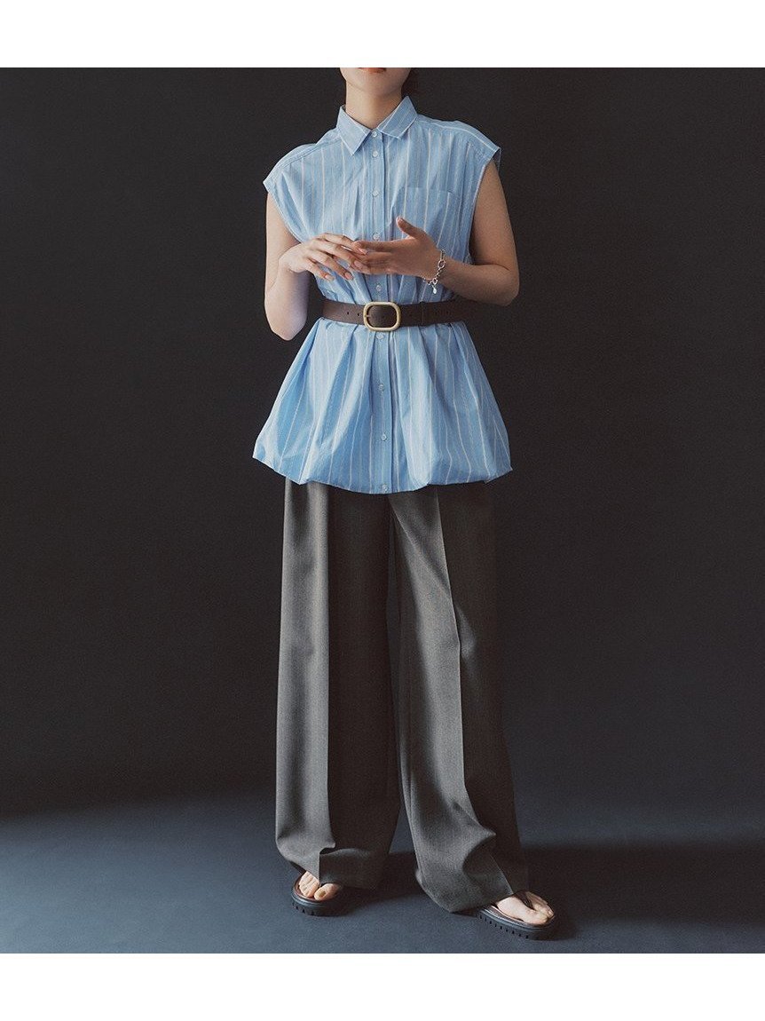 【ミラオーウェン/Mila Owen】のフラップデザイン2タックワイドパンツ インテリア・キッズ・メンズ・レディースファッション・服の通販 founy(ファニー) 　雑誌掲載アイテム　Magazine Picks & Fashion Features　ファッション雑誌　Fashion Magazines　ストーリィ　STORY　ヴェリィ　VERY　オッジ　Oggi　ファッション　Fashion　レディースファッション　Fashion for Women　パンツ　Pants & Trousers　10月号　October Issue　8月号　August Issue, Aug. Edition　9月号　September Issue　オケージョン　Occasion Wear　ストライプ　Stripe, Striped Pattern　スマート　Smart, Elegant　スラックス　Slacks, Dress Pants　センター　Center, Center Line　ダブル　Double, Double-Breasted　フラップ　Flap, Flap Pocket　フロント　Front, Front Design　ポケット　Pocket, Pocket Detail　ワイド　Wide, Wide Fit　人気　Popular, Best Seller　定番　Standard, Basic Item　雑誌　Magazine, Fashion Magazine　BRW[058]|ID: prp329100004823700 ipo3291000000035077860