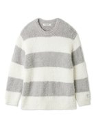 【ジェラートピケ オム/GELATO PIQUE HOMME / MEN】の【HOMME】ジェラート2ボーダープルオーバー 人気、トレンドファッション・服の通販 founy(ファニー) ファッション Fashion メンズファッション Fashion for Men トップス・カットソー Cut & Sew Tops スマート Smart, Elegant バランス Balance, Style Balance ビッグ Big, Oversized ボーダー Border, Stripe ロング Long, Long-Length ワンポイント One Point, Statement Accent 定番 Standard, Basic Item thumbnail GRY[006]|ID: prp329100004823703 ipo3291000000035077893