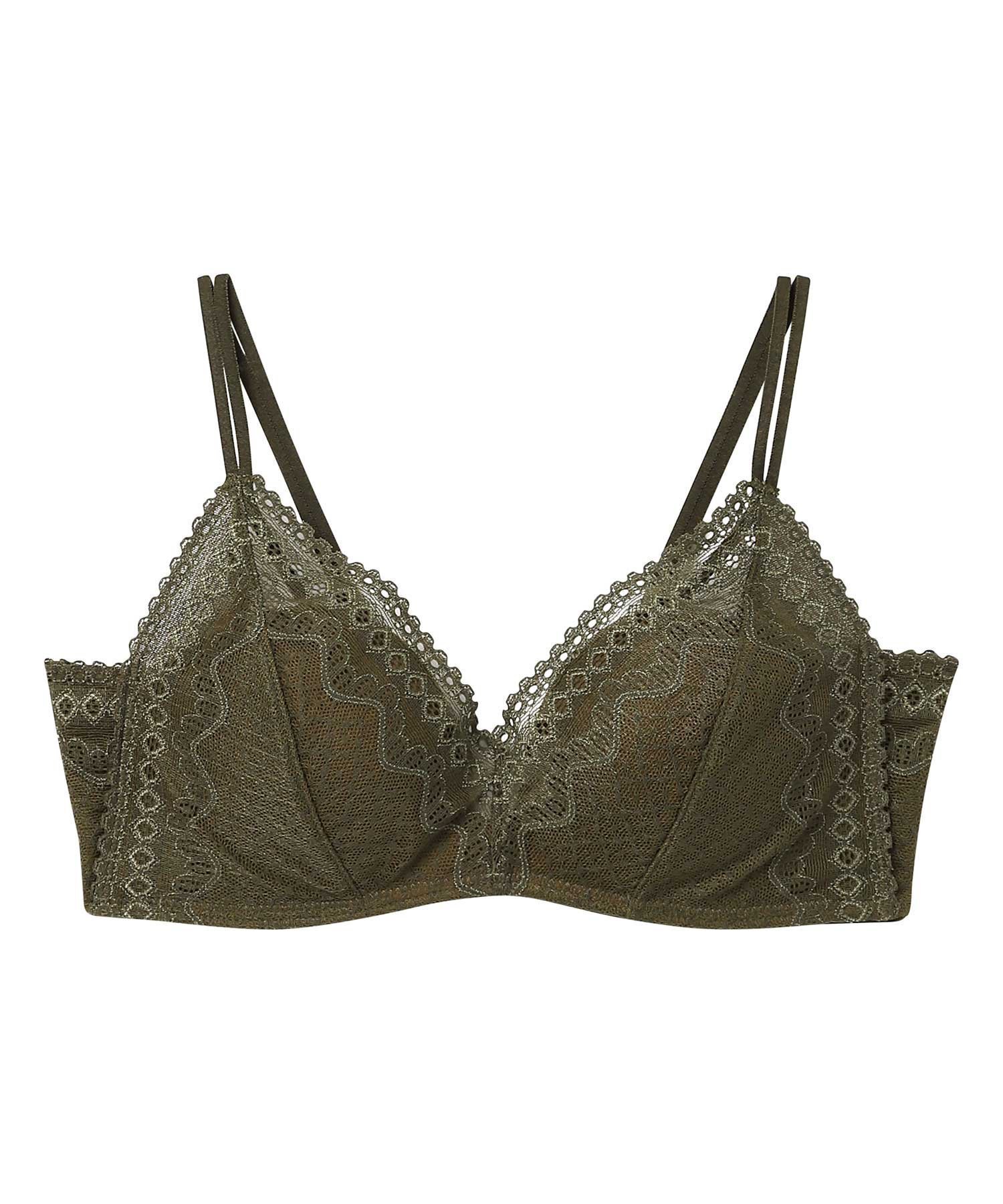 【ウンナナクール/une nana cool】の累計販売枚数110万枚 特別な日以外の364日つけたくなるブラ 364ブラ レース インテリア・キッズ・メンズ・レディースファッション・服の通販 founy(ファニー) 　ファッション　Fashion　レディースファッション　Fashion for Women　なめらか　Smooth, Silky Texture　シンプル　Simple, Minimal　ラップ　Wrap, Wrap Design　レース　Lace, Lace Fabric　ワイヤー　Wire, Wired Bra　ダークグリーン|ID: prp329100004823705 ipo3291000000035077943