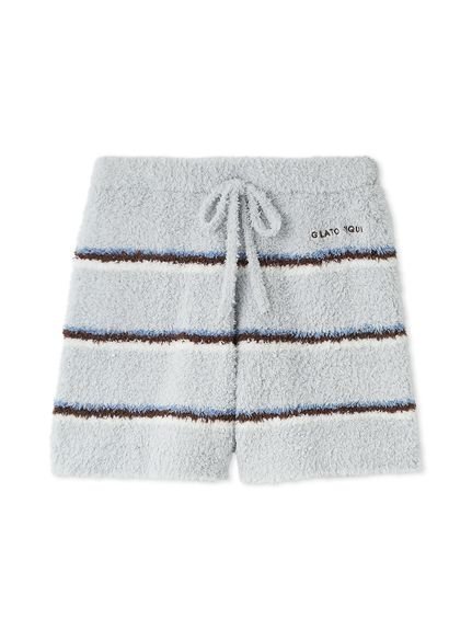 【ジェラート ピケ/gelato pique】のジェラートボーダーショートパンツ インテリア・キッズ・メンズ・レディースファッション・服の通販 founy(ファニー) 　ファッション　Fashion　レディースファッション　Fashion for Women　パンツ　Pants & Trousers　ショートパンツ・ハーフパンツ　High-Waisted & Relaxed Shorts　おすすめ　Recommended / Our Picks　ショート　Short, Short Length　スマート　Smart, Elegant　トレンド　Trend, Trending Now　ボーダー　Border, Stripe　BLU[086]|ID: prp329100004823707 ipo3291000000035077967