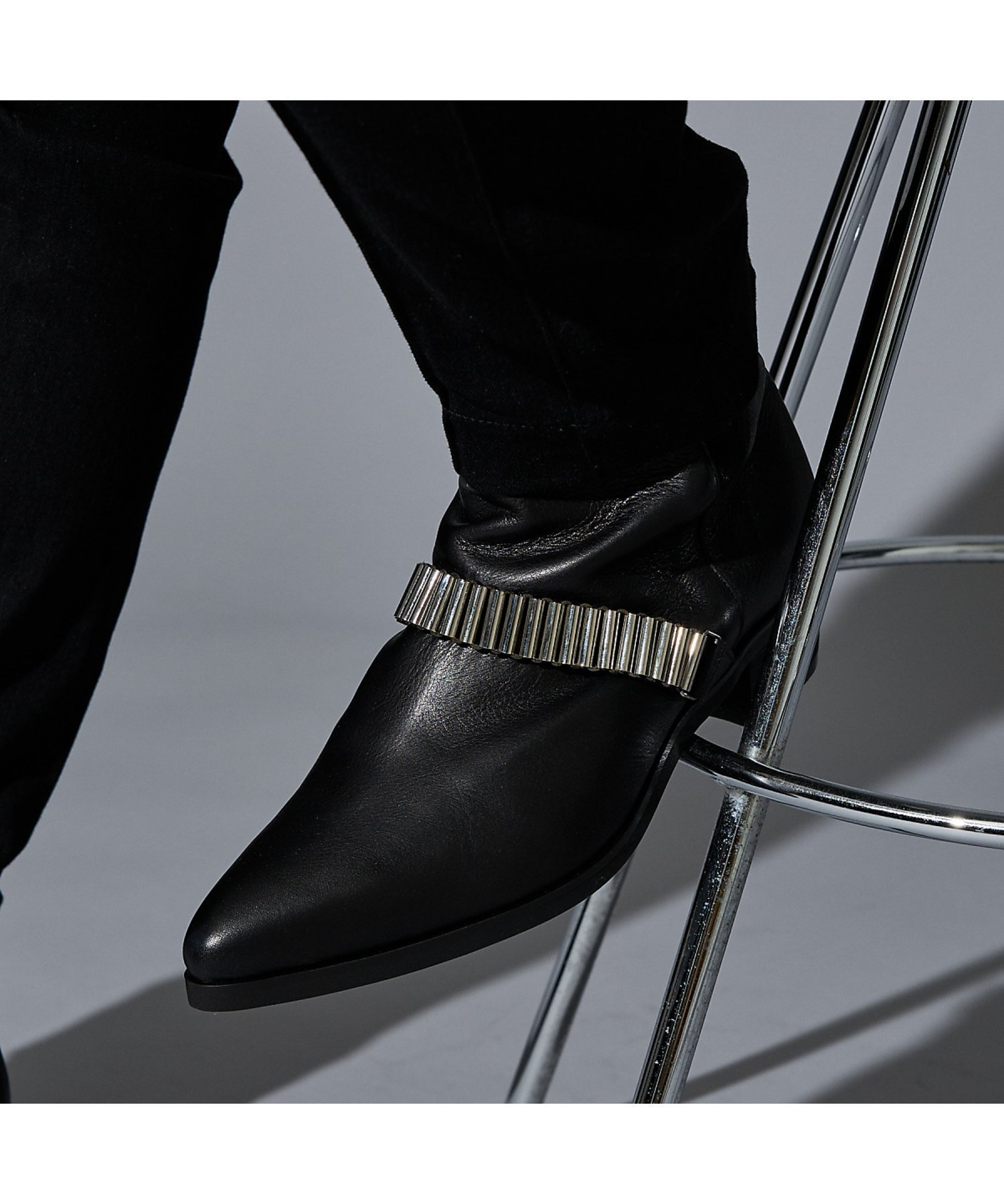 【5351プール オム/5351POUR LES HOMMES / MEN】のハイヒール サイドゴア カスタムブーツ インテリア・キッズ・メンズ・レディースファッション・服の通販 founy(ファニー) 　ファッション　Fashion　メンズファッション　Fashion for Men　スタイリッシュ　Stylish, Fashionable　ハイヒール　High Heels, Heeled Shoes　ハンド　Hand, Handmade　ブラック|ID: prp329100004823710 ipo3291000000035078024