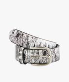 【アニエスベー ファム/agnes b. FEMME】のカーフスキン ベルト 人気、トレンドファッション・服の通販 founy(ファニー) ファッション Fashion レディースファッション Fashion for Women ベルト&ウエストマーク Belts & Waist Accessories シルバー Silver, Metallic Silver デニム Denim, Jeans Material フランス France, French プリント Print, Printed Pattern モダン Modern, Contemporary エレガント 上品 Elegant thumbnail ブラック|ID: prp329100004823715 ipo3291000000035078070